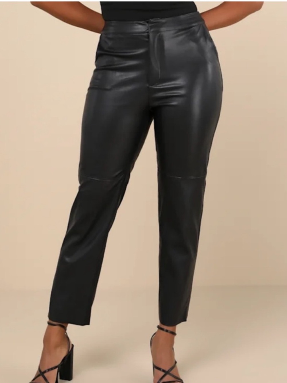 NWT Lulu’s NWT Lulu’s Open Minded Vegan Leather Pants.